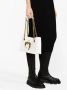 Versace Jeans Couture Witte Leren Schoudertas met Gouden Details White Dames - Thumbnail 4