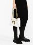 Versace Jeans Couture Witte Leren Schoudertas met Gouden Details White Dames - Thumbnail 6
