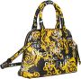 Versace Jeans Couture Zwart-Gouden Dames Casual Tas met Barok Gespen Black Dames - Thumbnail 4