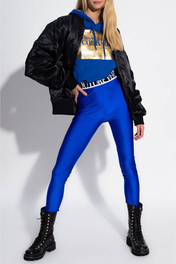 Versace Jeans Couture Capuchon Blauw Dames