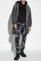Versace Jeans Couture Debossed Logo Katoenen Hoodie Zwart Black Heren - Thumbnail 2