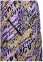 Versace Jeans Couture Lange Lilakleurige Jas met All Over Brush Couture Logo Print Purple Dames - Thumbnail 4