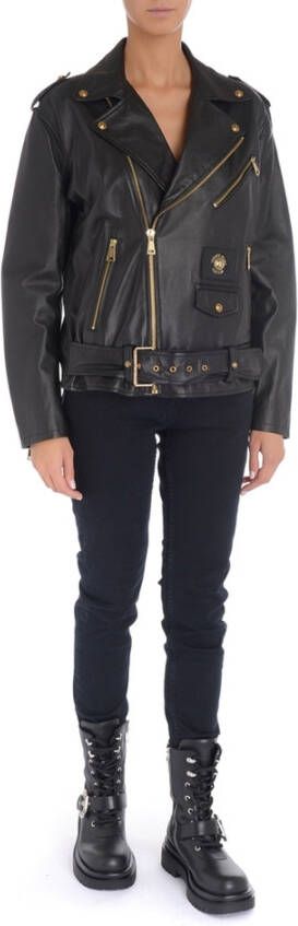 Versace Jeans Couture Biker Jacket Zwart Dames