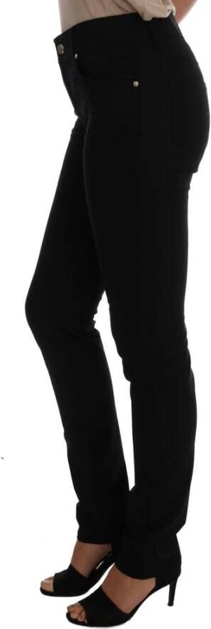 Versace Jeans Couture Jeans katoenen stretch slanke denim Zwart Dames