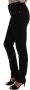 Versace Jeans Couture Jeans katoenen stretch slanke denim Black Dames - Thumbnail 2