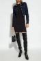Versace Jeans Couture Glamoureuze Folie Jurk Black Dames - Thumbnail 2