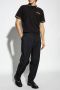 Versace Jeans Couture Polo met kettingdetail en logo op de borst Zwart Black Heren - Thumbnail 2