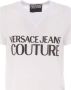 Versace Jeans Couture Bianca Dames Logo T-shirt White Dames - Thumbnail 2