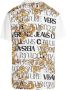 Versace Jeans Couture T-shirt girocollo con tasca e logo stampato uomo 73Gah6R0-Js099 Bianco Oro Wit Heren - Thumbnail 3