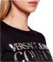 Versace Jeans Couture Zwart dames T-shirt met logo Black Dames - Thumbnail 2