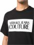 Versace Jeans Couture Zwarte T-shirts en Polos Heren Jersey T-Shirt Black Heren - Thumbnail 3