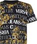 Versace Jeans Couture T-shirt girocollo con stampa barocca e logo uomo 73Gah6S0-Js099 Nero Oro Zwart Heren - Thumbnail 4