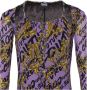 Versace Jeans Couture All-over logo-print verzamelde jurk Meerkleurig Dames - Thumbnail 2