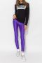 Versace Jeans Couture Stijlvolle Paarse Leggings voor Vrouwen Purple Dames - Thumbnail 2
