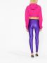 Versace Jeans Couture Stijlvolle Leggings voor Vrouwen Purple Dames - Thumbnail 4