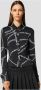 Versace Jeans Couture Zwarte Ketting Elegante Lichtgewicht Damesjas Black Dames - Thumbnail 2