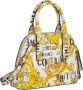Versace Jeans Couture Barok Print Handtas met Logo Gespen White Dames - Thumbnail 4