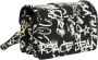 Versace Jeans Couture Zwarte Graffiti Schoudertas Black Dames - Thumbnail 4