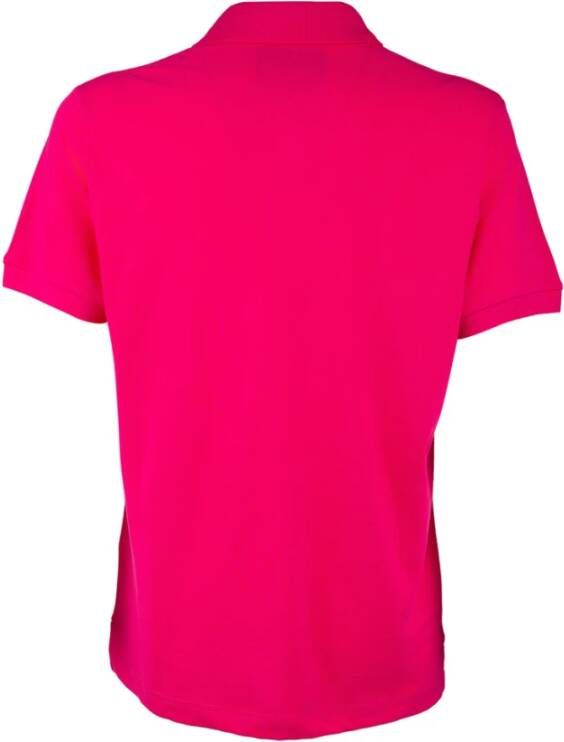 Versace Jeans Couture Logo Polo Shirt Roze Heren