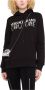 Versace Jeans Couture Trainingsshirt Comfortabele en Stijlvolle Hoodie voor Vrouwen Black Dames - Thumbnail 3