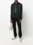 Versace Jeans Couture Pantalone con elastico in vita e bande laterali logate uomo 73Gaa3B4-F0002 Nero Zwart Heren - Thumbnail 4