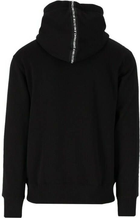 Versace Jeans Couture Logo tape hoodie Zwart Heren