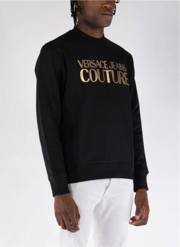 Versace Jeans Couture Logo Tick Sweatshirt Black Heren