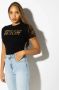 Versace Jeans Couture Witte Crewneck T-shirts en Polos met Logo Print White Dames - Thumbnail 7