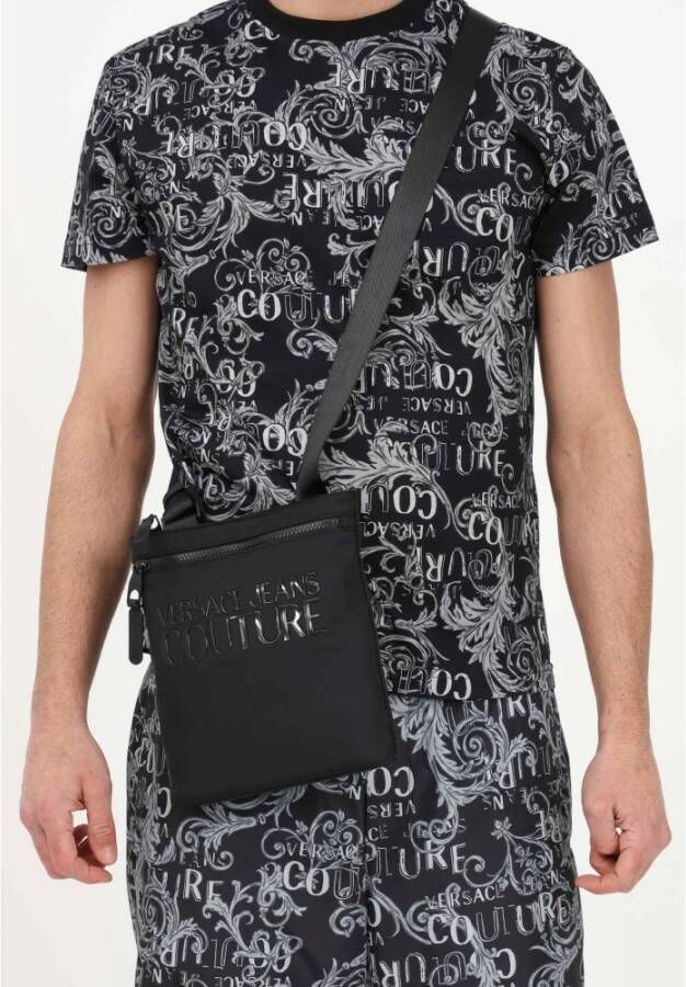 Versace Jeans Couture Bags.. Black Zwart Heren