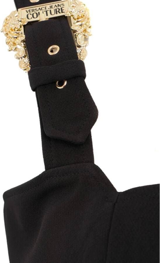 Versace Jeans Couture Midi Dresses Zwart Dames