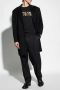 Versace Jeans Couture Zwarte Sweaters met Iconische Logo Print Black Heren - Thumbnail 2