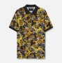 Versace Jeans Couture Katoenen Pique Polo Shirt met Logo Print Black Heren - Thumbnail 2