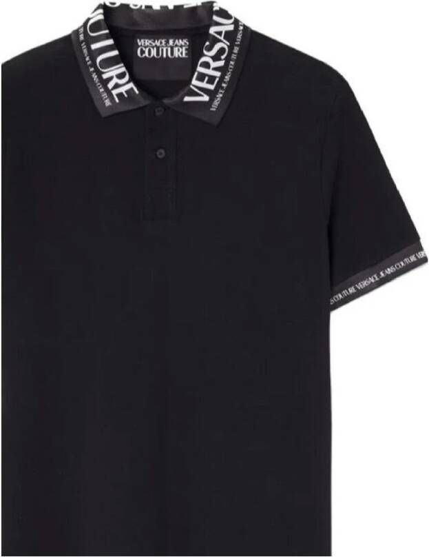 Versace Jeans Couture Polo Shirts Zwart Heren