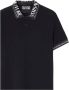 Versace Jeans Couture Katoenen Pique Polo Shirt met Logo Print Black Heren - Thumbnail 4