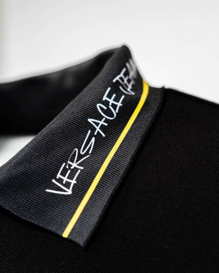Versace Jeans Couture Polo T-Shirt Zwart Heren