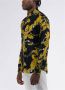 Versace Jeans Couture Zwarte Chain Print Twill Katoenen Overhemd Black Heren - Thumbnail 1