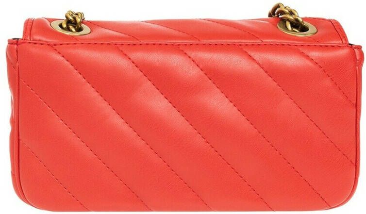 Versace Jeans Couture Quilted Shoulder Bag Rood Dames