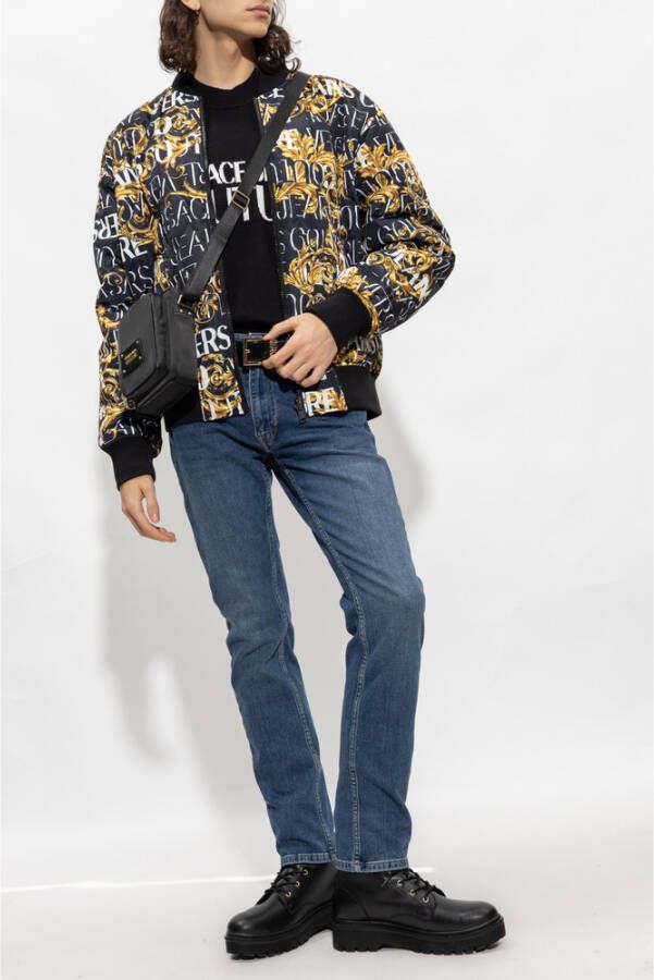 Versace Jeans Couture Reversible bomber jacket Zwart Heren