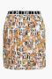 Versace Jeans Couture Witte Twill Rok Polyester Samenstelling Multicolor Dames - Thumbnail 2