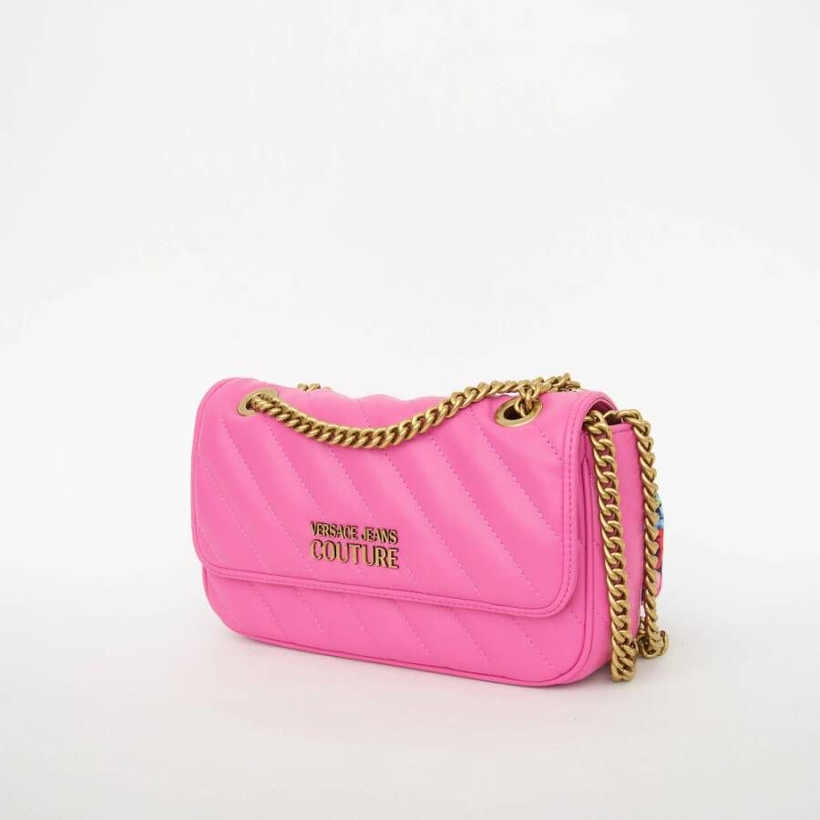 Versace Jeans Couture Roze Schoudertas Luxe Touch Pink Dames