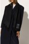 Versace Jeans Couture Zwarte Sjaal met Elegante Stijl Black Dames - Thumbnail 2
