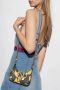 Versace Jeans Couture Zwarte Barok Print Mini Schoudertas met Afneembare Kettingriem Black Dames - Thumbnail 2
