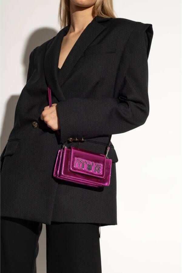 Versace Jeans Couture Schoudertas met logo Roze Dames
