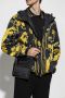 Versace Jeans Couture Zwarte schoudertas met logo en rits voor heren Black Heren - Thumbnail 4