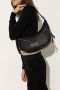 Versace Jeans Couture Zwarte schoudertas van imitatieleer met gouden details en ritssluiting Black Dames - Thumbnail 5