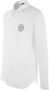 Versace Jeans Couture Herenoverhemd in het wit met hoog contrastlogo White Heren - Thumbnail 2