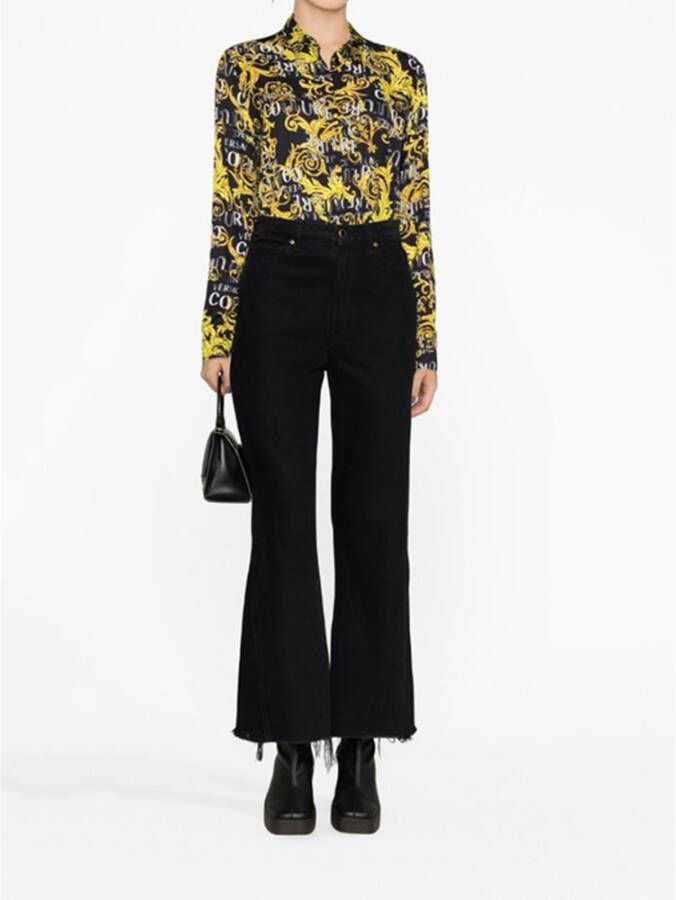 Versace Jeans Couture Shirts Geel Dames