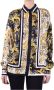 Versace Jeans Couture Multicolor Logo Print Overhemd met Gouden Contrast All Over Multicolor Dames - Thumbnail 6