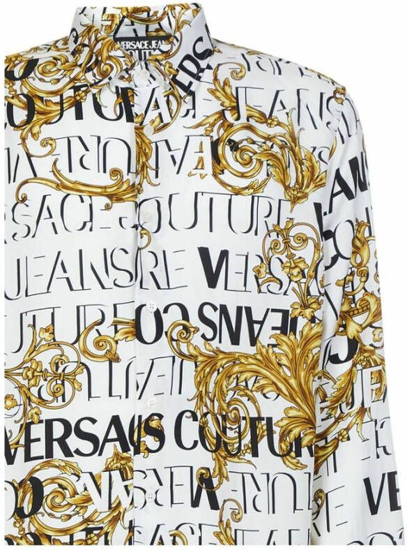 Versace Jeans Couture Overhemd Wit Heren