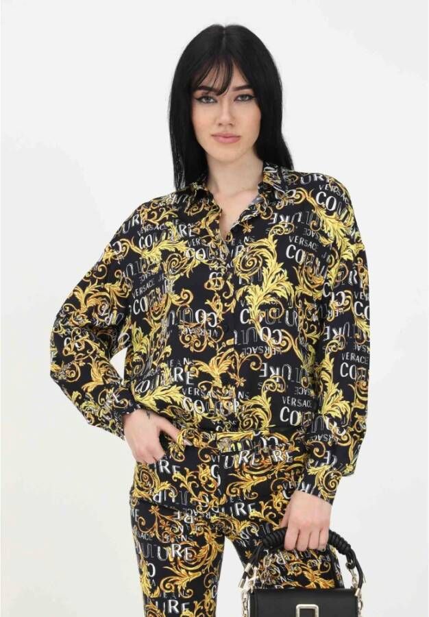 Versace Jeans Couture Shirts Zwart Dames